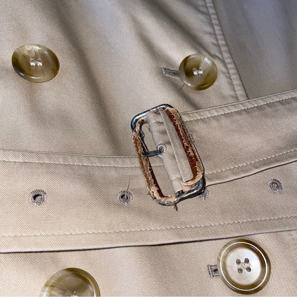 Vintage Burberry Trench Coat - Small - Picture 12 of 13